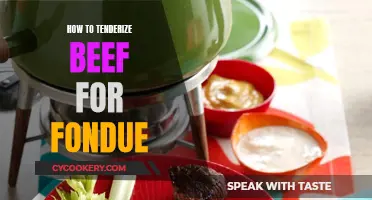 Beef Fondue: Tenderizing Tips for a Perfect Melting Pot