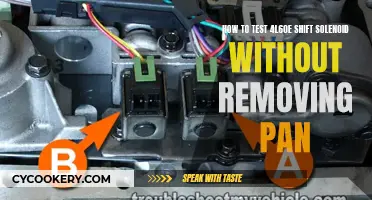 Testing 4L60E Shift Solenoid: No-Pan-Removal Method