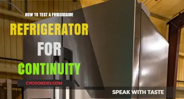 Diagnosing Your Frigidaire: A Guide to Continuity Testing