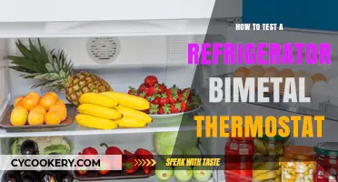 Testing Your Refrigerator's Bimetal Thermostat: A Step-by-Step Guide
