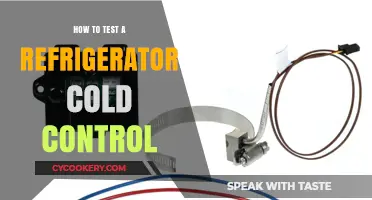 Testing Your Refrigerator's Cold Control: A Step-by-Step Guide