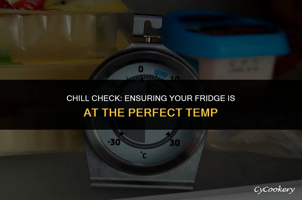 how to test a refrigerator for the right temperature