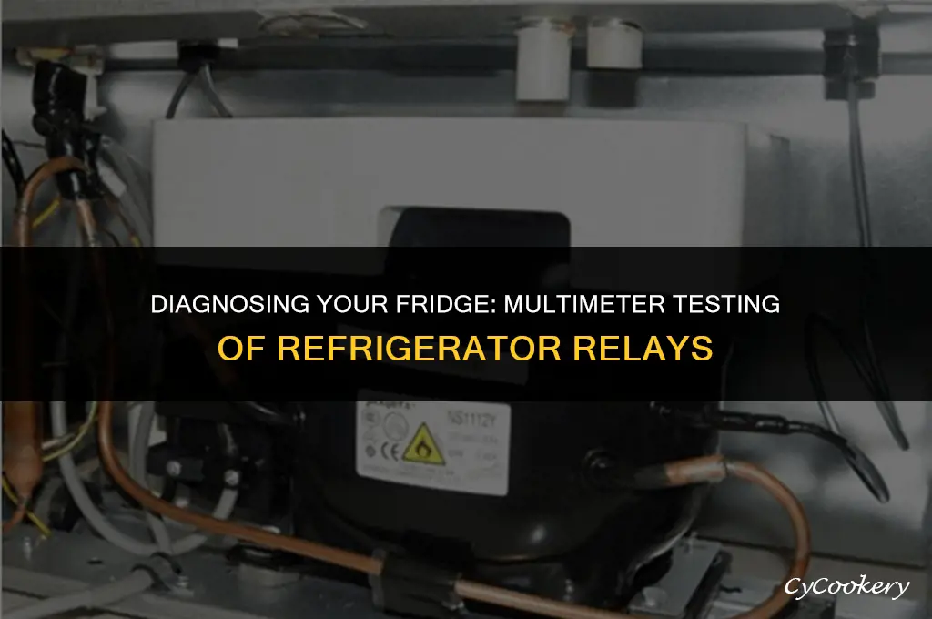 how to test a refrigerator relay with a multimeter