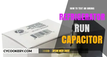 Diagnosing Your Amana Fridge: A Guide to Testing the Run Capacitor