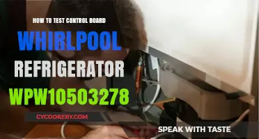Troubleshooting Your Whirlpool Fridge: Control Board Testing Guide