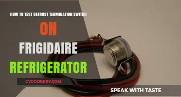 Troubleshooting Your Frigidaire: Testing the Defrost Termination Switch