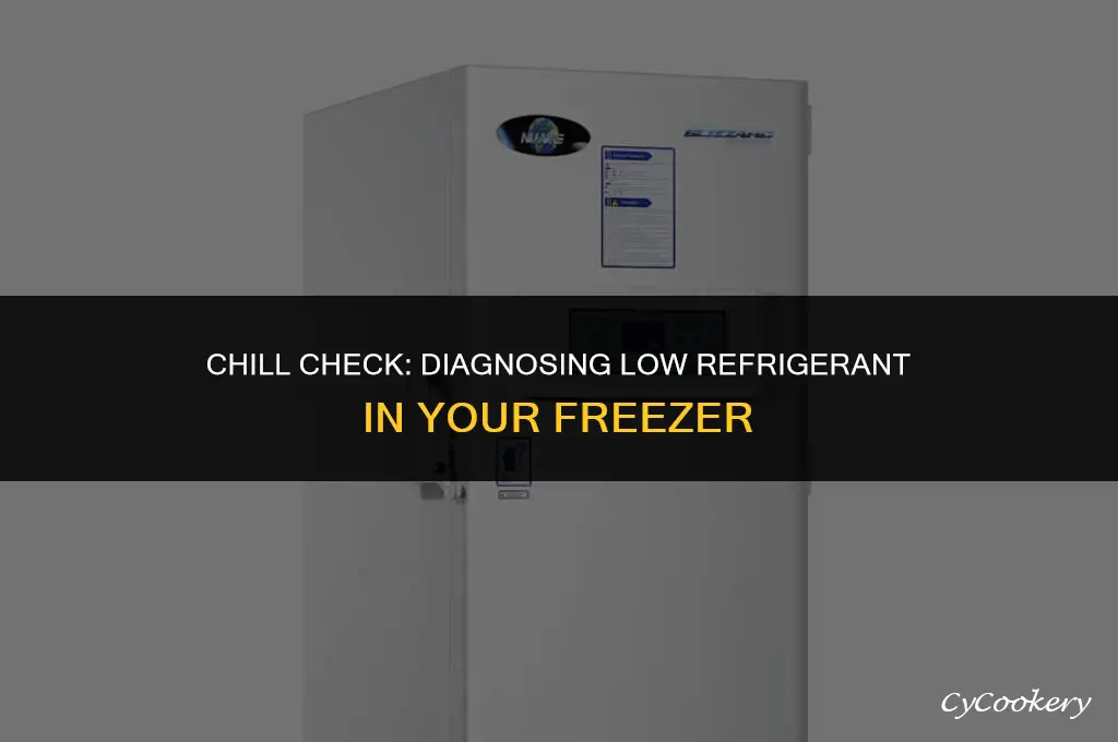how to test for low refrigerant in my freezer
