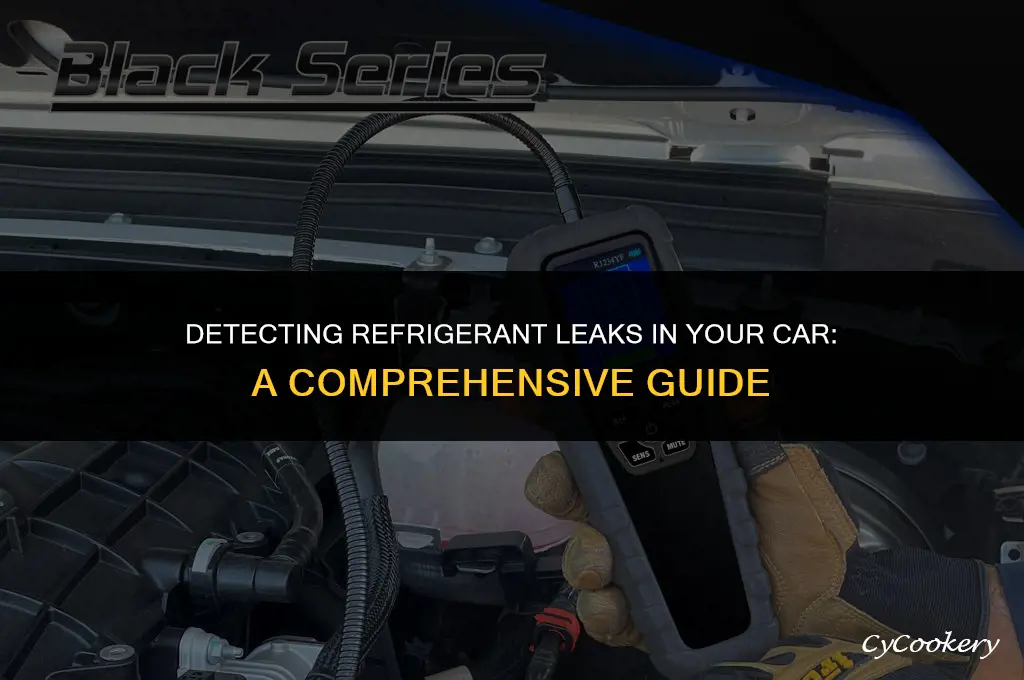 how to test for refrigerant leaks on car