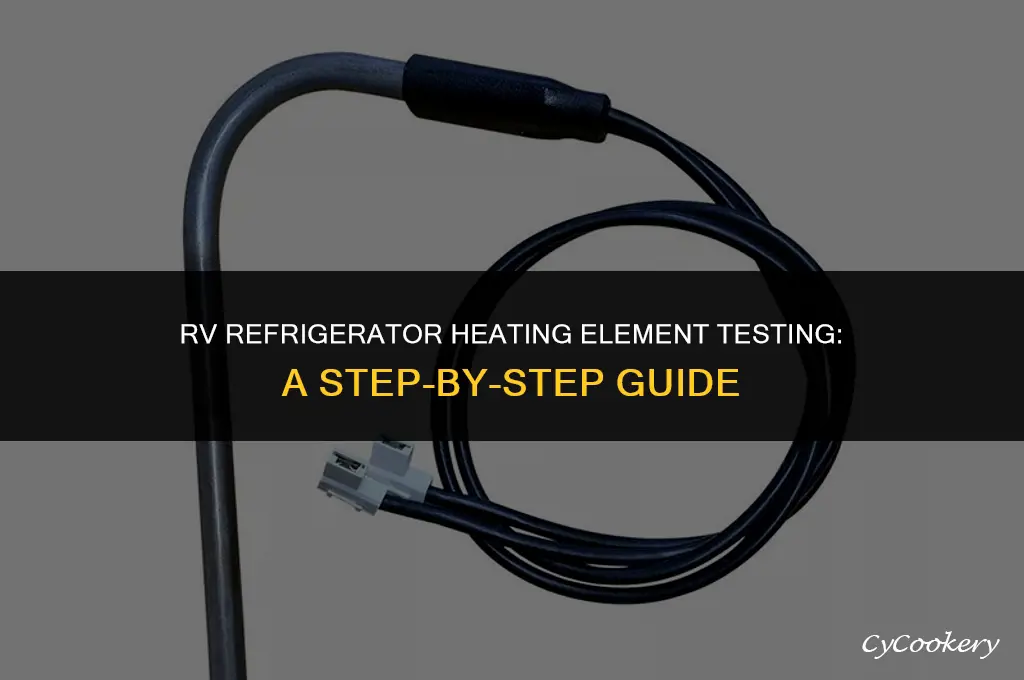 how to test heating element in rv refrigerator