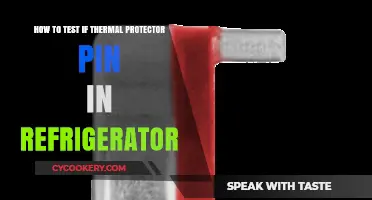 Diagnosing Your Fridge: How to Test the Thermal Protector Pin