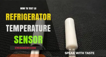 Testing Your LG Fridge's Temperature Sensor: A Step-by-Step Guide