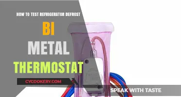 Diagnosing Your Fridge: A Guide to Testing the Defrost Bi-Metal Thermostat