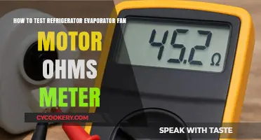 Diagnosing Your Fridge: A Guide to Testing the Evaporator Fan Motor with an Ohms Meter