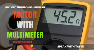 Diagnosing Your Fridge: Multimeter Testing of Evaporator Fan Motors