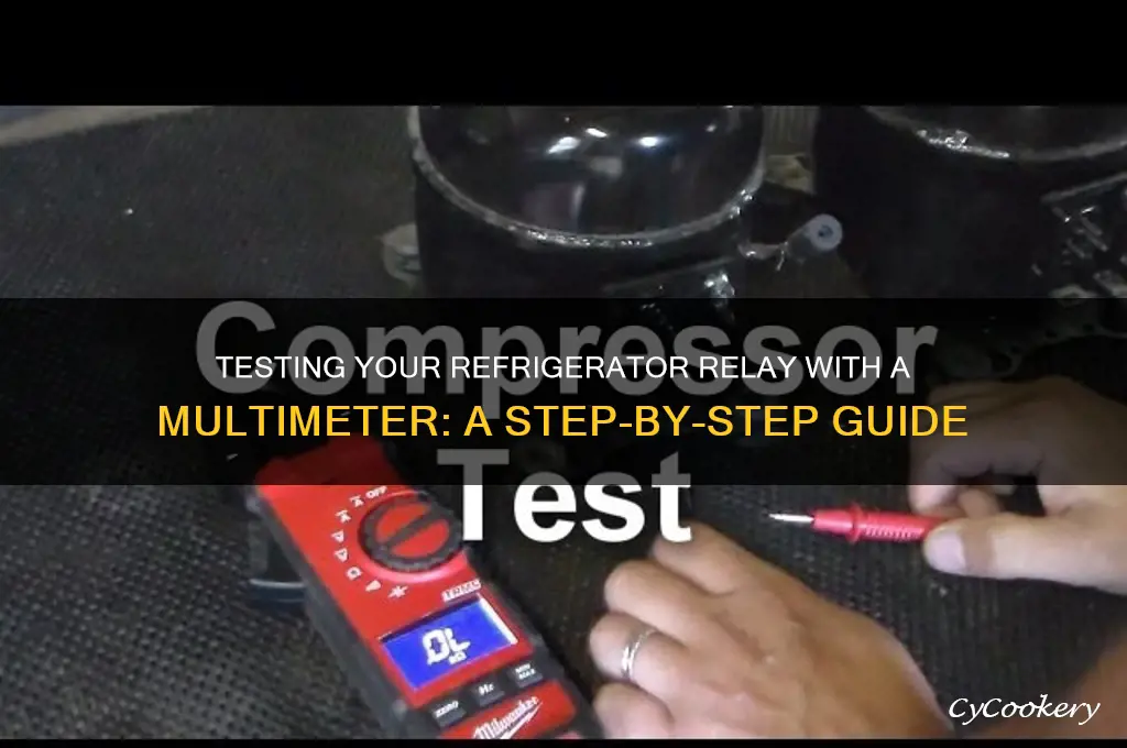 how to test refrigerator relay with multimeter