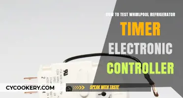 Diagnosing Your Whirlpool Fridge: A Guide to Testing the Timer and Electronic Controller