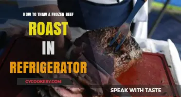 Safely Thawing a Frozen Beef Roast in the Refrigerator: A Step-by-Step Guide