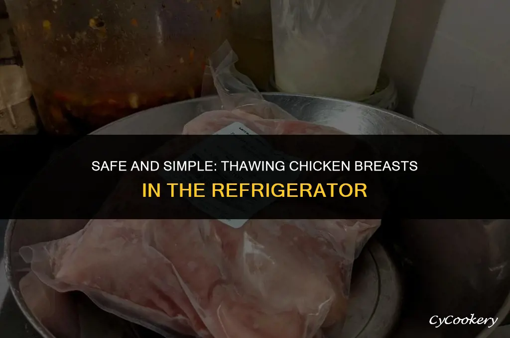 how to thaw chicken breasts in the refrigerator