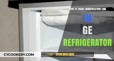 Quick Fix: Thawing Your GE Fridge's Condensation Line Made Easy