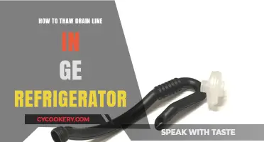 Quick Fix: Thawing Your GE Refrigerator Drain Line Hassle-Free