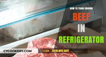 Safely Thawing Ground Beef in the Fridge: A Step-by-Step Guide