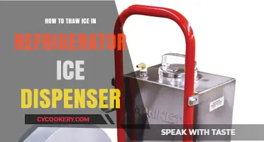 Effortless Thawing: A Guide to Unclogging Your Refrigerator Ice Dispenser