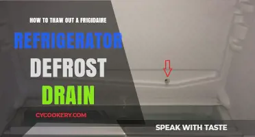 Efficiently Thawing Your Frigidaire: A Step-by-Step Guide to Unclogging the Defrost Drain