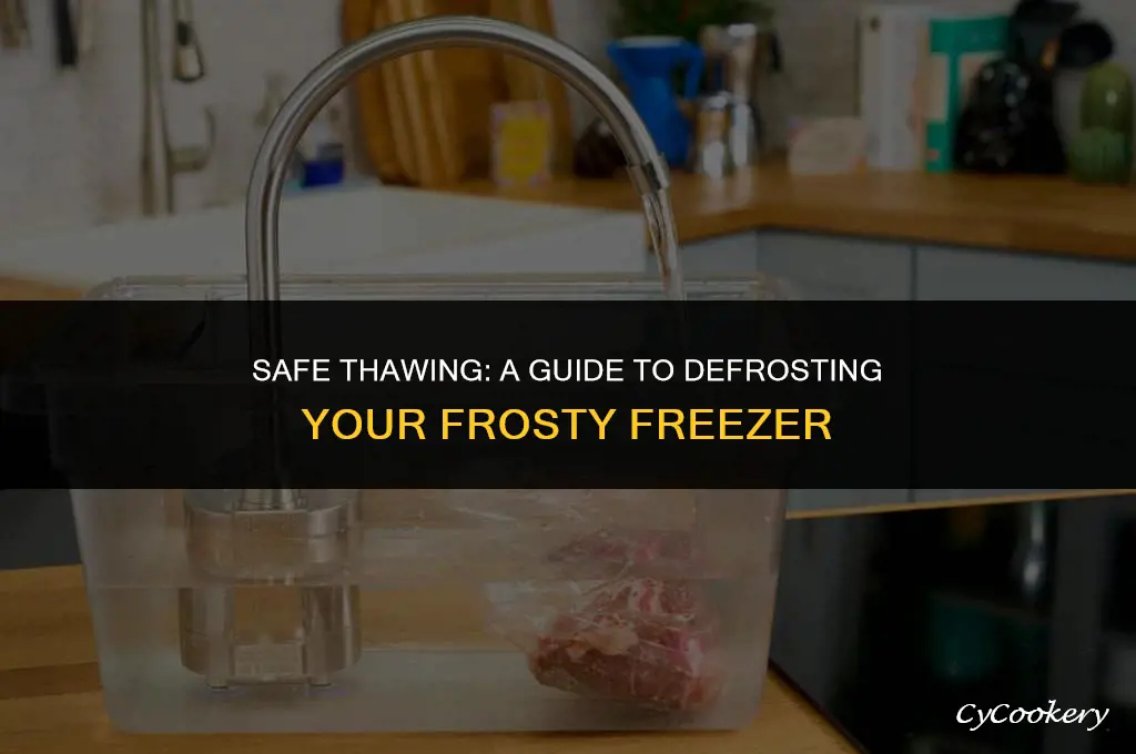 how to thaw your frost refrigerator freezer safely
