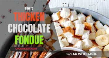 Thickening Chocolate Fondue: Tips for a Rich, Decadent Dip