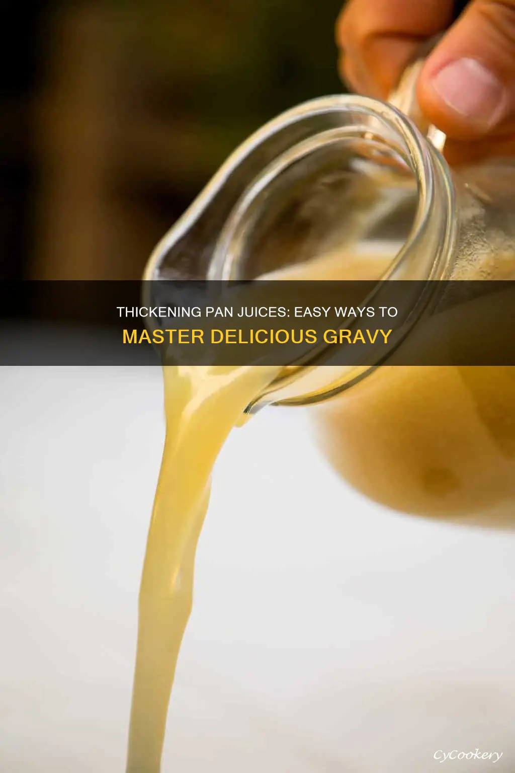 how to thicken pan juices