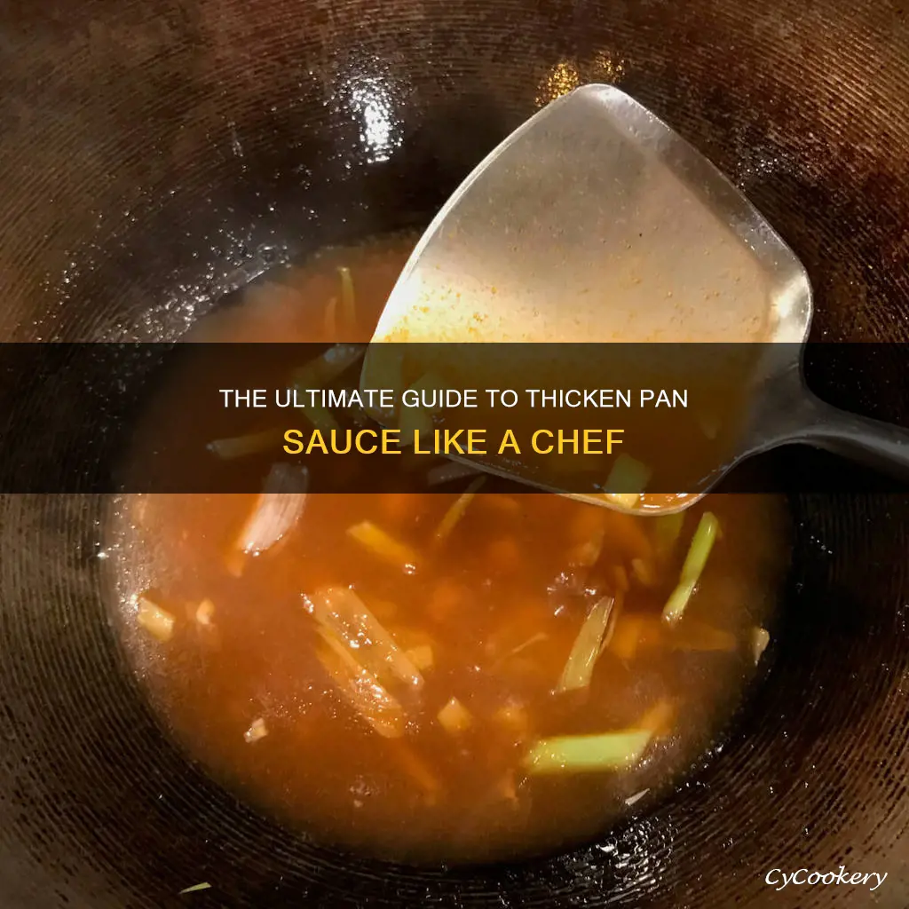 how to thicken pan sauce