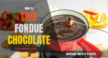 The Art of Perfecting Chocolate Fondue: Tips for Thinning