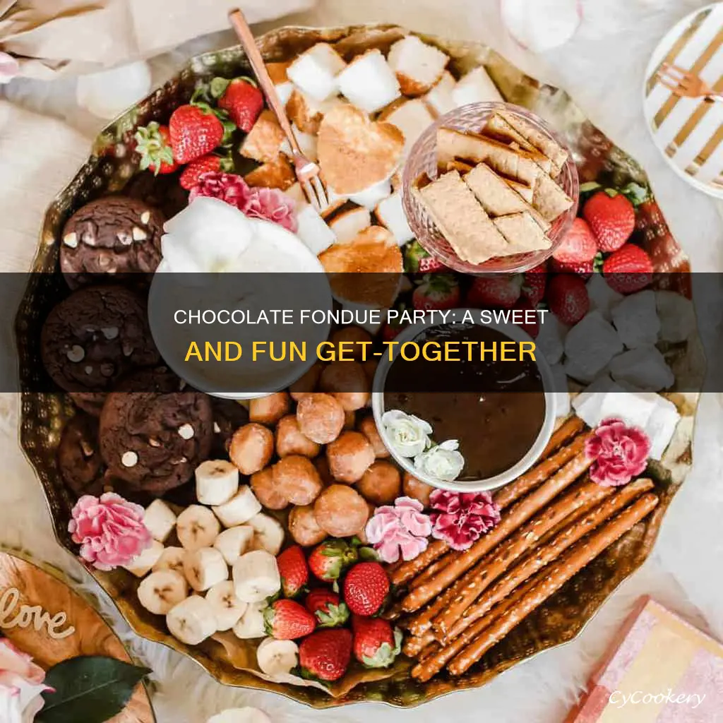 how to throw a chocolate fondue party