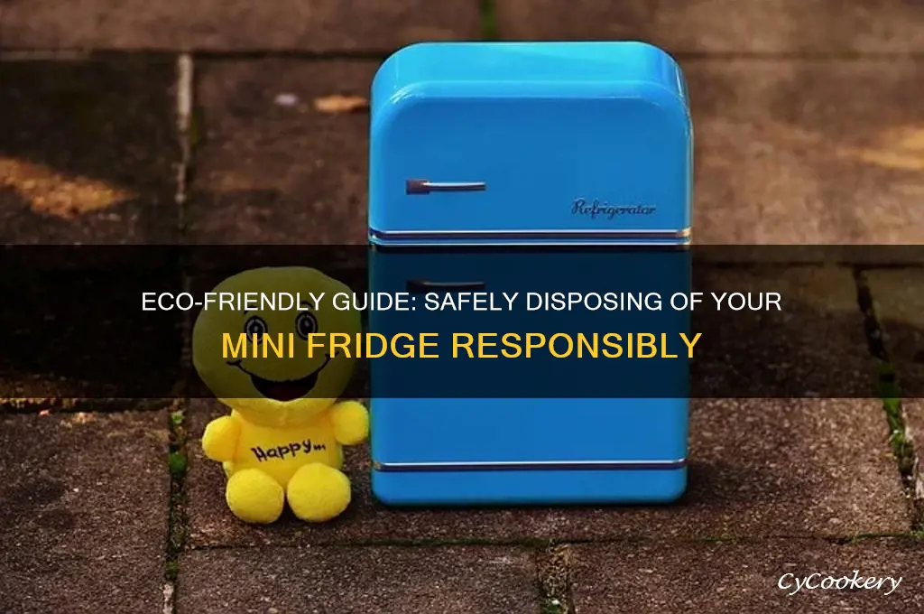 how to throw away a mini refrigerator