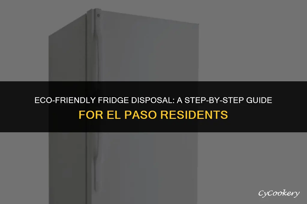 how to throw away a refrigerator in el paso