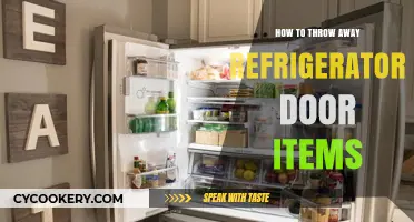 Efficiently Decluttering Your Fridge: A Guide to Discarding Door Items