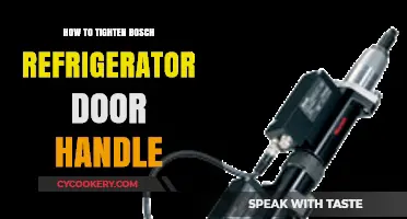 Easy Steps to Tighten Your Bosch Refrigerator Door Handle