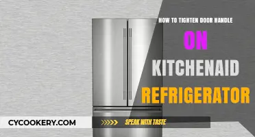 Easy Fix: Tightening Your KitchenAid Refrigerator Door Handle