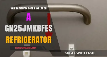 Easy Guide to Tightening Door Handles on Your GN25JMKBFES Refrigerator