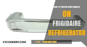 Easy Steps to Tighten Door Handles on Your Frigidaire Fridge