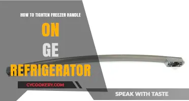 Easy Fix: Tightening Your GE Freezer Handle in Minutes