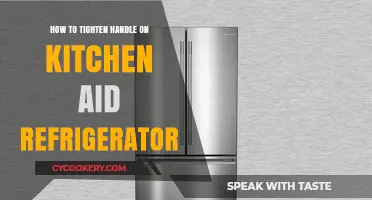 Easy Steps to Tighten the Handle on Your KitchenAid Refrigerator