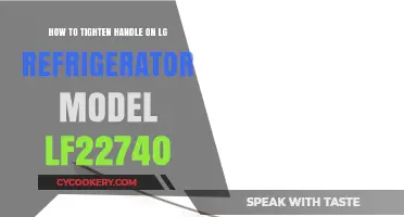Easy Steps to Tighten the Handle on Your LG LF22740 Refrigerator
