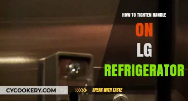 Quick Fix: Tighten Your LG Fridge Handle in Simple Steps