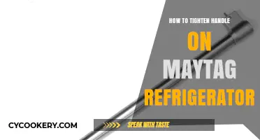 Quick Fix: Tightening Your Maytag Refrigerator Handle in Simple Steps