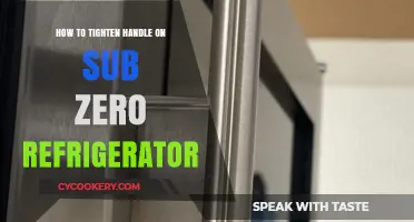 Mastering the Grip: A Guide to Tightening Your Sub-Zero Fridge Handle