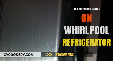 Quick Fix: Tighten Your Whirlpool Fridge Handle in Easy Steps