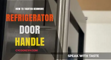 Quick Fix: Tighten Your Kenmore Fridge Door Handle Easily