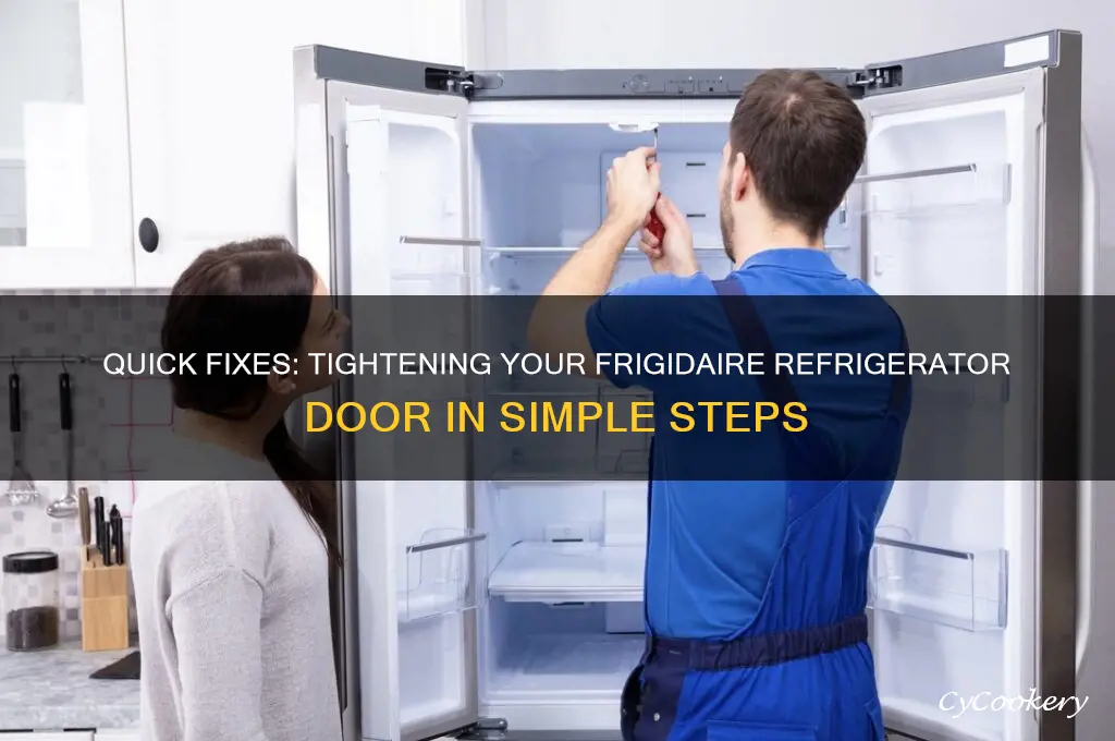 how to tighten refrigerator doors on fridgadair
