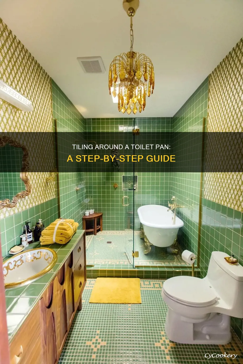 how to tile around a toilet pan